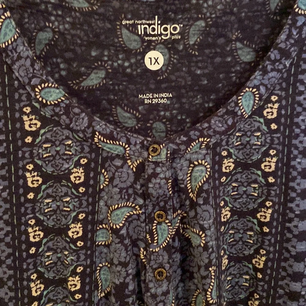 Soft cotton jersey woman’s blouse - Picture 4 of 4